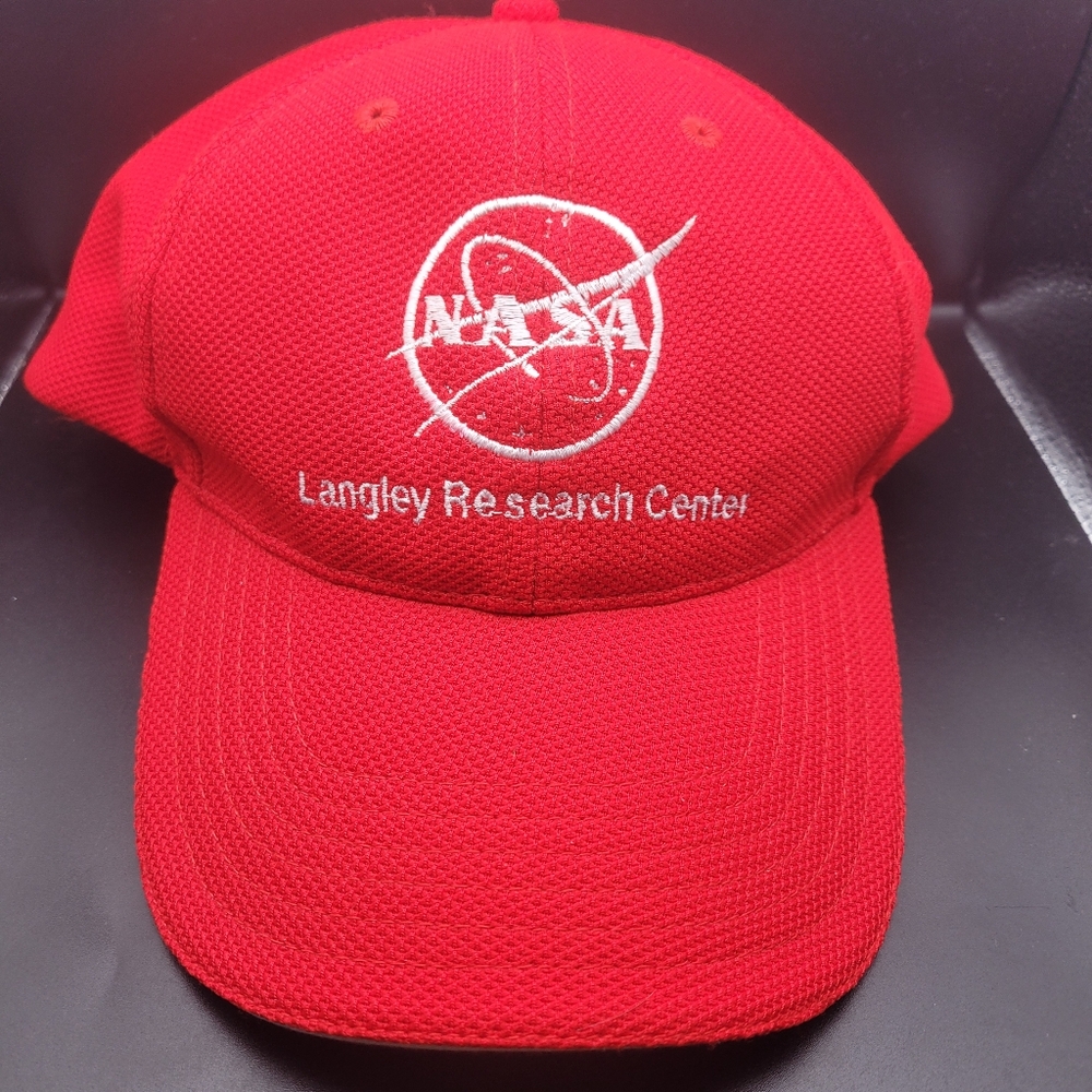 Red NASA Langley Research Center Farenheit Fashion Headwear Hat Cap Adjustable